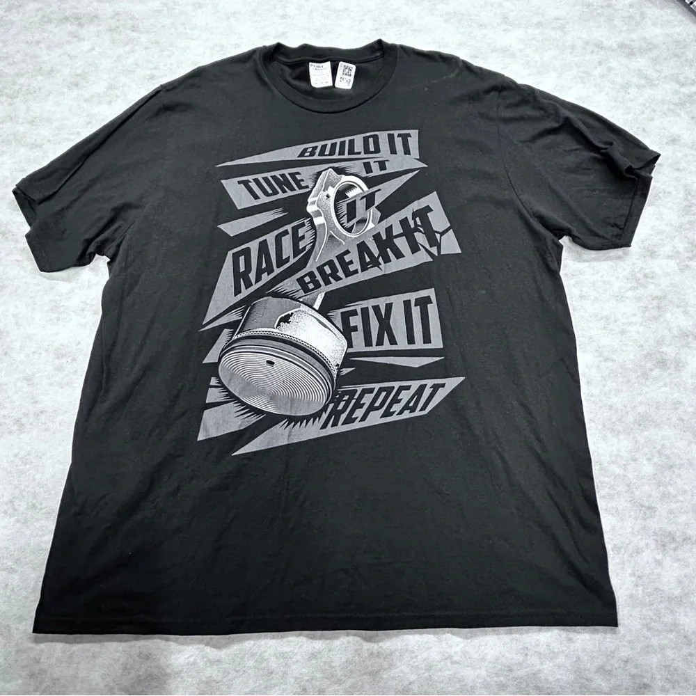 Port and‎ Company Black and Gray Short Sleeve Tees